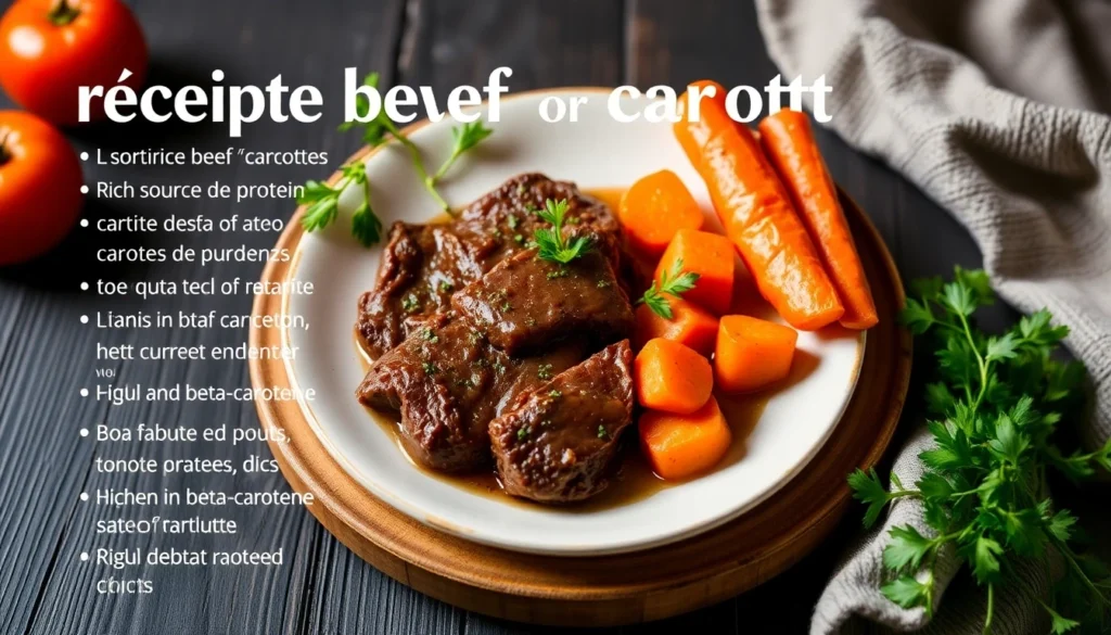 recette boeuf carotte