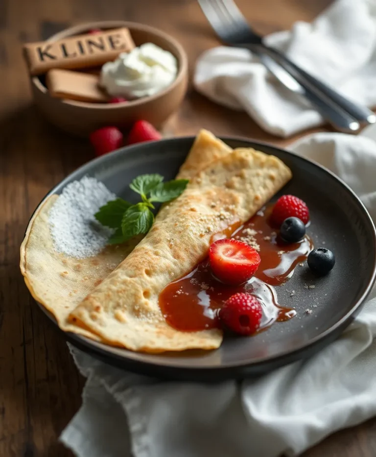 Crêpes à la farine sans gluten