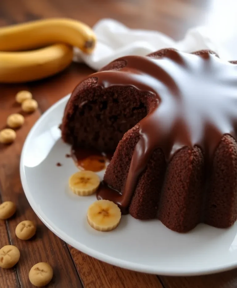 Gâteau Banane Chocolat Moelleux