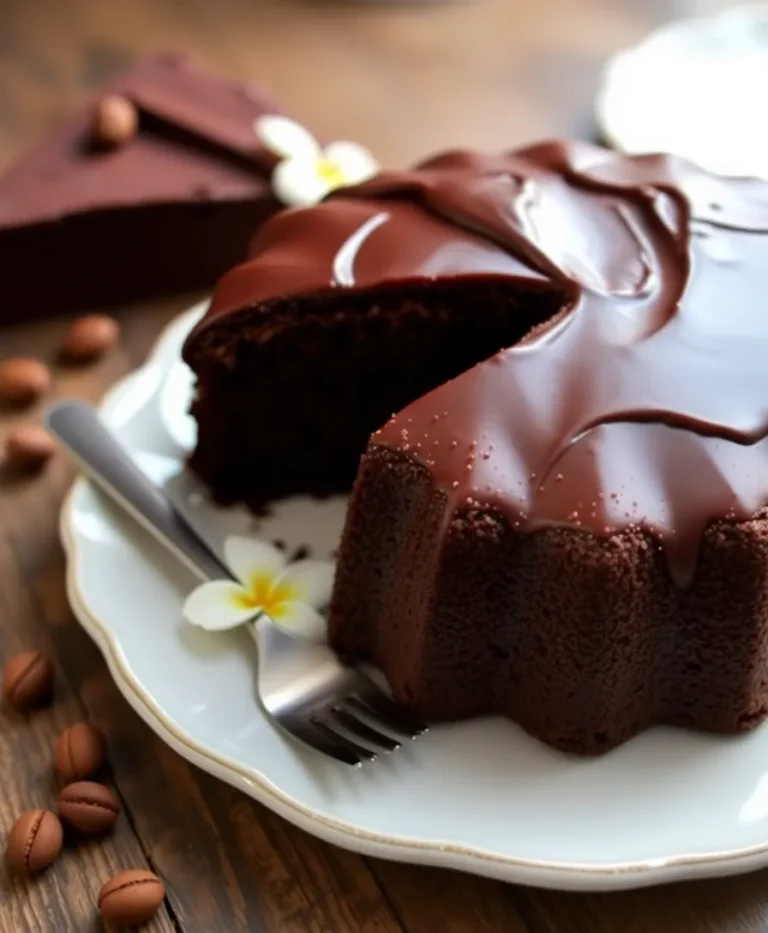 Gâteau Marbré au Chocolat et à la Vanille