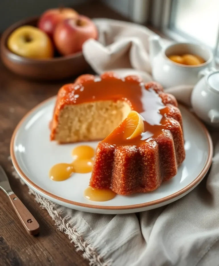 Gâteau Sans Sucre à la Compote de Pommes