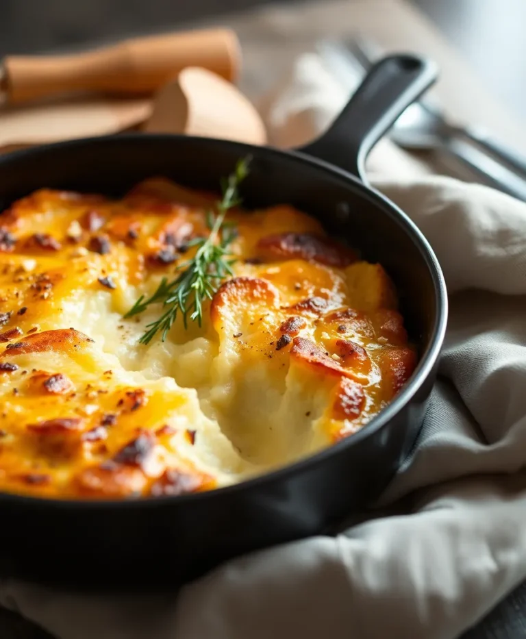 Gratin de Patates Douces au Fromage Fondant