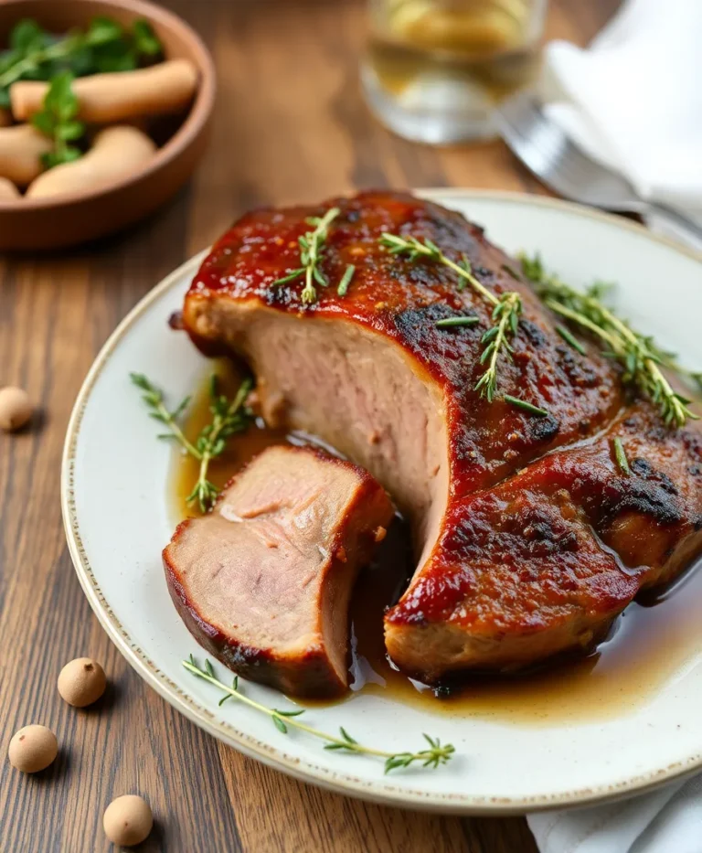 Jarret de Veau Braisé au Vin Blanc et Herbes Aromatiques