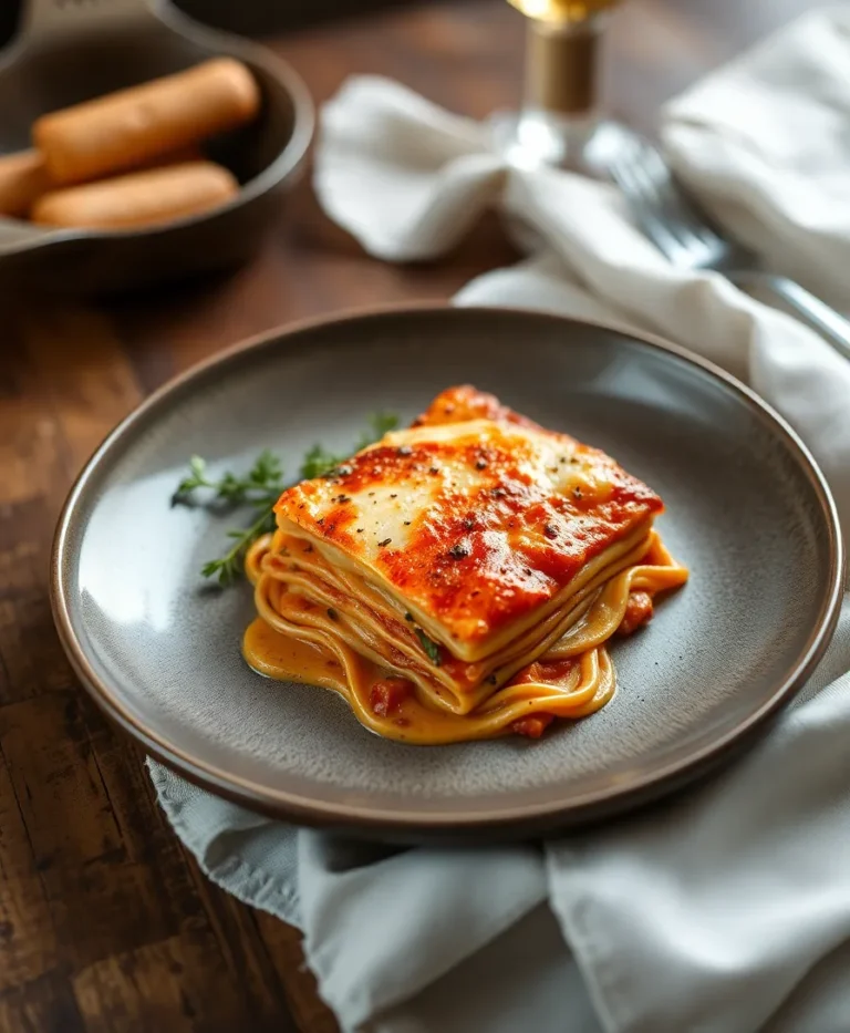 Lasagne au Saumon et Épinards