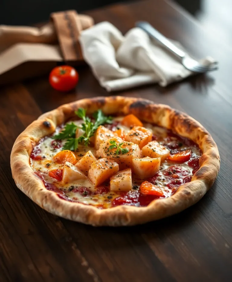 Pizza au Saumon Fumé