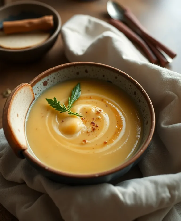 Soupe de Patates Douces aux Épices Douces