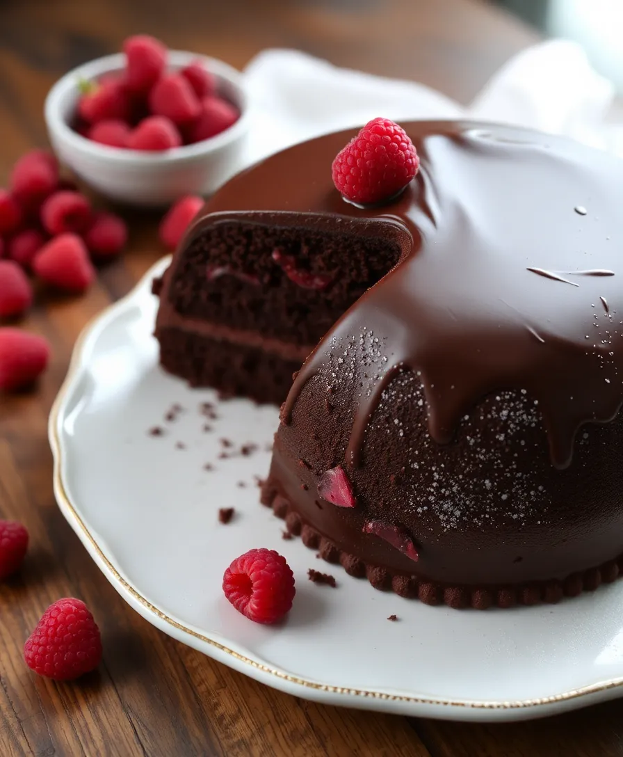 Gâteau à Étages au Chocolat et Framboise