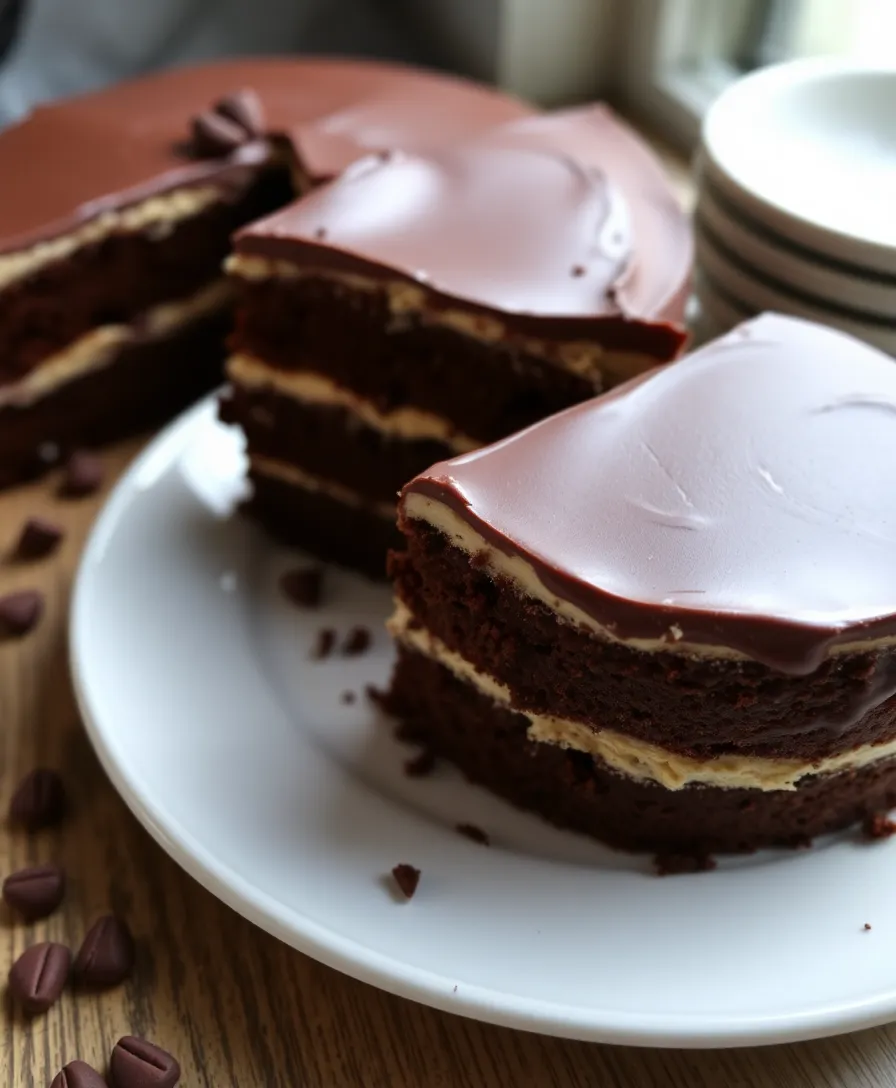 Layer Cake au Chocolat et Vanille