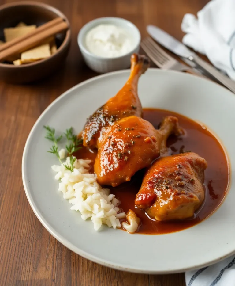 Poulet Caramélisé à la Sauce Soja Sucrée