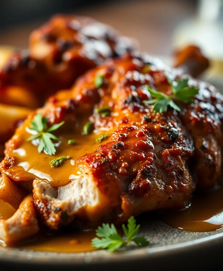 Poulet Halal à la Moutarde et au Miel