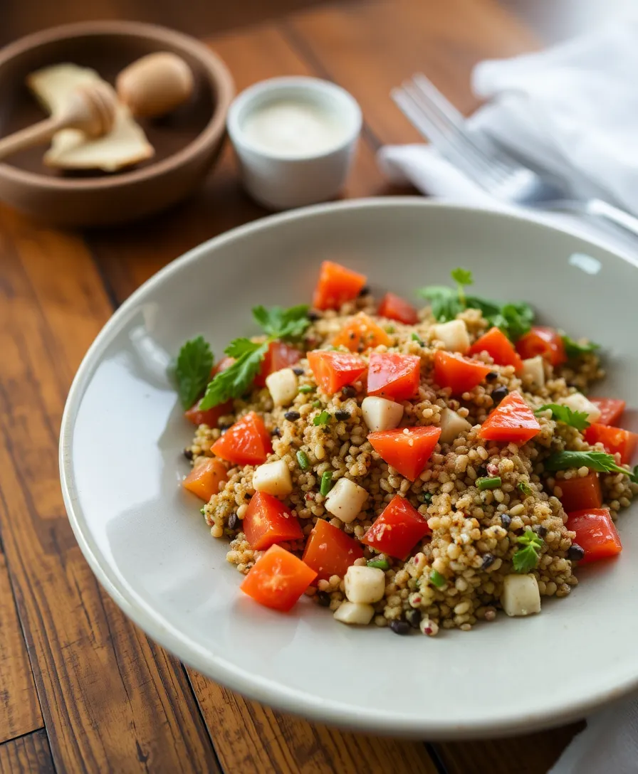 Salade de Quinoa Méditerranéenne