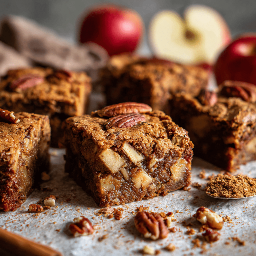 Chewy Apple Brownies Easy Fall Dessert