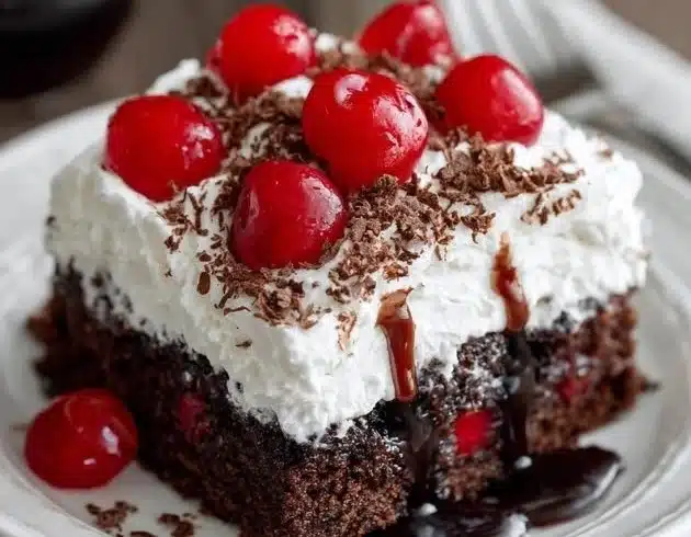 Black Forest Poke Cake Recipe