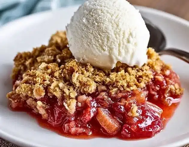 Classic Rhubarb Crisp
