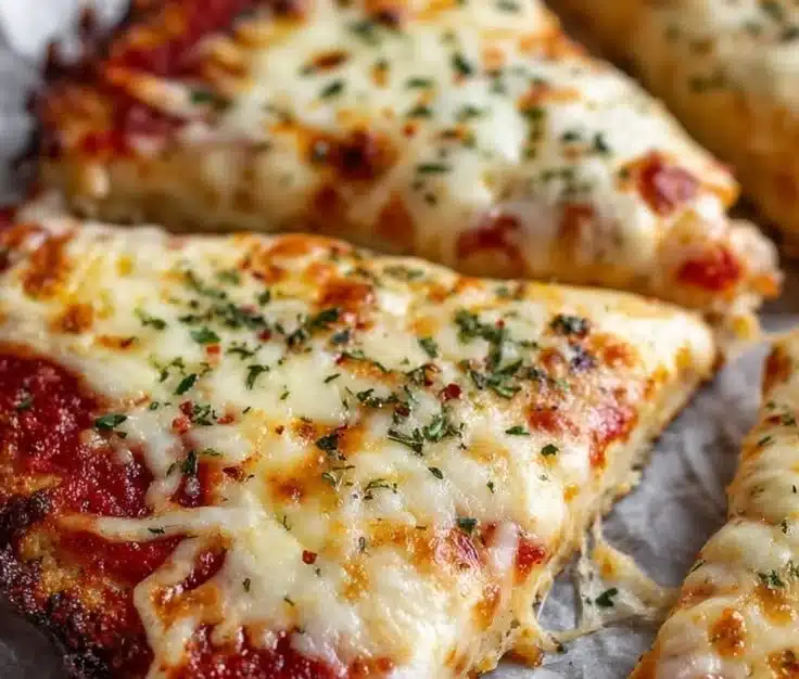 Homemade cottage cheese pizza crust ready to be topped with fresh ingredients.