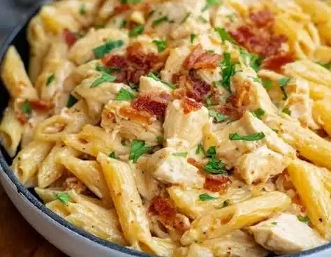 Easy Crack Chicken Penne