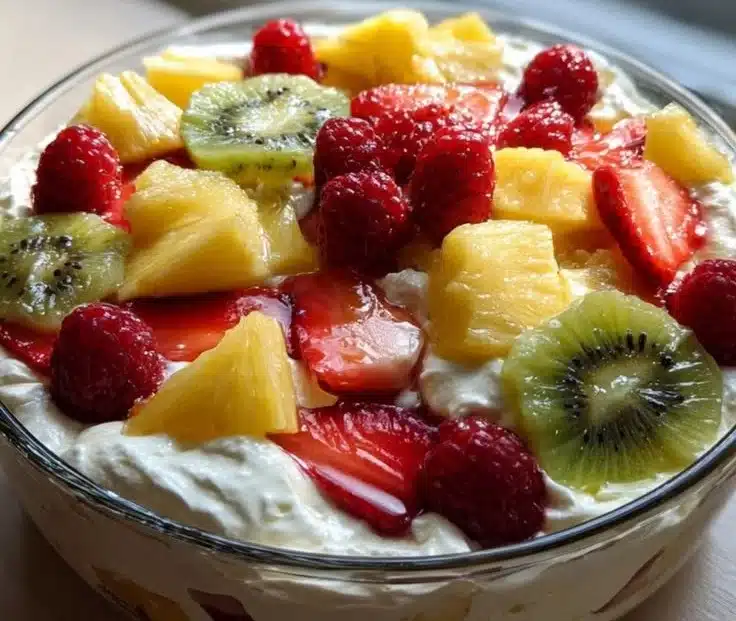 Easy Hawaiian Cheesecake Salad