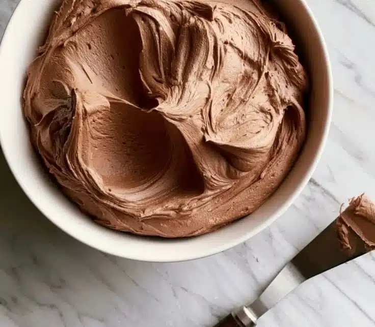 2-Ingredient Chocolate Pudding Frosting