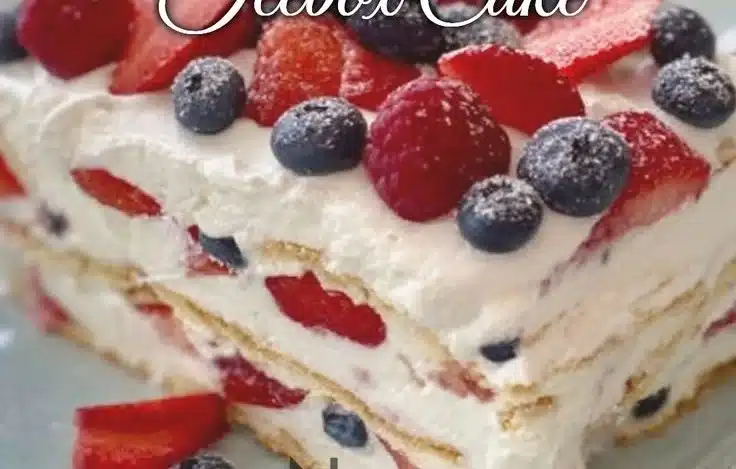 No Bake Summer Berry Icebox Cake