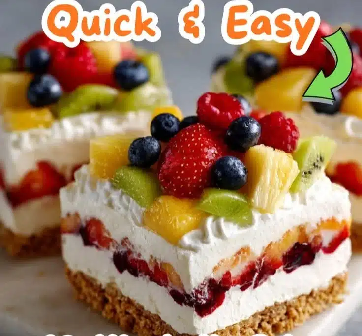 Delicious no-bake summer desserts prepared in 10 minutes.