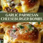 Delicious cheesy beef bombs ready to be served.