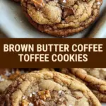 Delicious coffee butter cookies on a plate, perfect for coffee lovers
